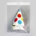 Колпак бумажный «Смайл», в наборе 6 шт. - фото 34954179