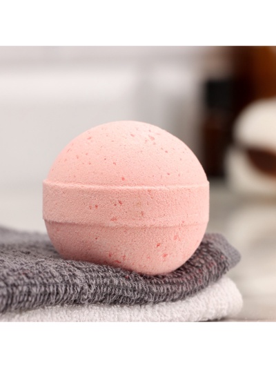 Бомбочка для ванн Добропаровъ с морской солью "бабл гам" 110 г