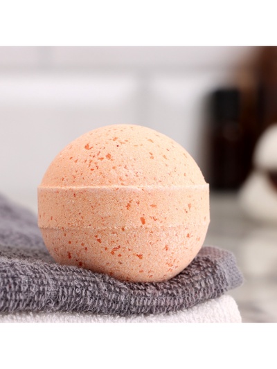 Бомбочка для ванн Добропаровъ с морской солью «цитрусовый ФРЕШ» 110 г