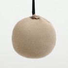 Когтеточка-столбик на подставке, основание - игрушка с шариком, 34 х 46 см, бордо - фото 9600973