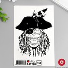 Татуировка "Пират" 10х15 см - фото 9896833