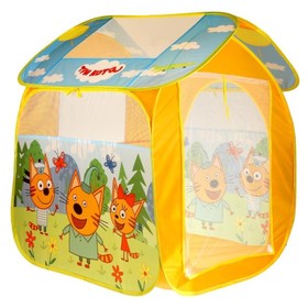 Палатка детская игровая «Три кота», 83 × 80 × 105 см, в сумке