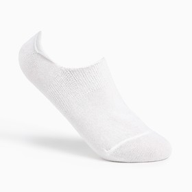 Носки-подследники мужские, цвет белый, размер 25-27