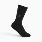 Носки мужские, цвет чёрный, размер 27 - фото 10520594