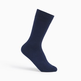 Носки мужские, цвет тёмно-синий, размер 29