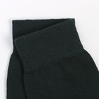 Носки мужские, цвет тёмно-зелёный, размер 25 - Фото 3
