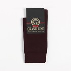 Носки мужские, цвет бордовый, размер 25 9699331