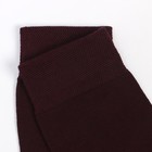 Носки мужские, цвет бордовый, размер 29 - Фото 3