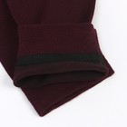 Носки мужские, цвет бордовый, размер 29 - Фото 4