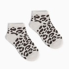 Носки женские, цвет бежевый/коричневый, размер 25 - фото 24385756