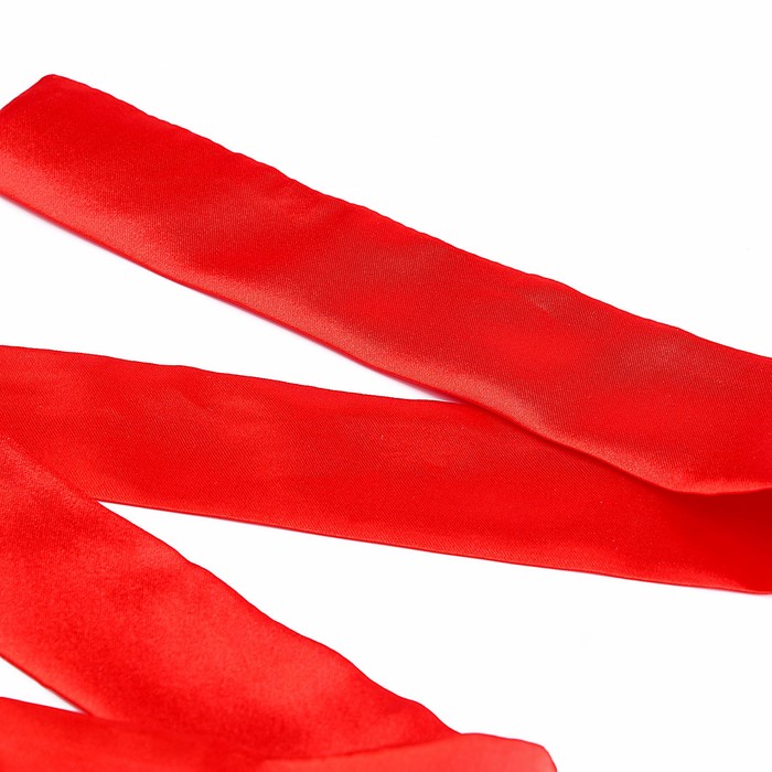 Карнавальная юбка для вечеринки красная в чёрный горох, повязка, рост 110-116 см - фото 1907728063