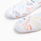 Ползунки детские, цвет белый/дино, рост 68см 9672128