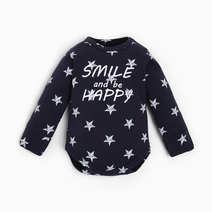 Боди детское, цвет синий, рост 62 см - Фото 1