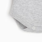 Боди детское, цвет серый, рост 68см - фото 54747206