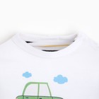 Боди детское, цвет белый, рост 62 см - фото 54747210