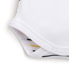 Боди детское, цвет белый, рост 68 см - фото 51871394