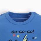 Боди детское, рост 56 см, синее - фото 41586805