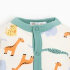 Комбинезон детский, цвет молочный, рост 56см - фото 26347986