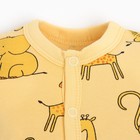 Боди детское, цвет жёлтый, рост 56см - фото 24441695