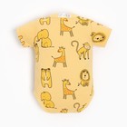 Боди детское, цвет жёлтый, рост 74см - фото 24441703