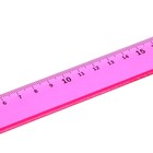 Линейка 30 см «Луна», прозрачная, тонированная, МИКС - Фото 5