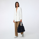 Сумка женская на молнии Vita, цвет синий - фото 25469786