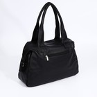 Сумка женская на молнии Vita, цвет чёрный - фото 22247404