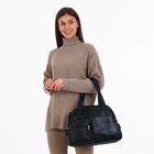 Сумка женская на молнии Vita, цвет чёрный - фото 27341473