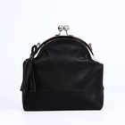 Сумка кросс-боди Vita на фермуаре, цвет чёрный - фото 22247416