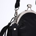 Сумка кросс-боди Vita на фермуаре, цвет чёрный - фото 22247421