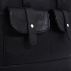 Сумка-саквояж Vita на молнии, цвет чёрный - фото 22247493