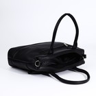 Сумка-саквояж Vita на молнии, цвет чёрный - фото 22247496