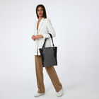 Сумка женская на молнии Vita, цвет серый - фото 25469791