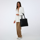 Сумка женская на молнии Vita, цвет чёрный - фото 25469795