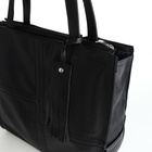 Сумка женская на молнии Vita, цвет чёрный - фото 22247532