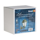 Уличный архитектурный накладной светильник Uniel UUL-A01S, 60 Вт, E27, IP44, бронза 9668672 - фото 319757821