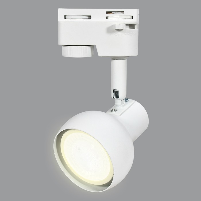 Светильник-прожектор трековый Volpe, UBL-Q322, GU10, белый - фото 1898942359