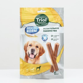 Жевательное лакомство Triol DENTAL NORM, для собак крупных пород, 240 г 9686967