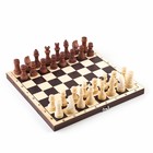 Шахматные фигуры обиходные, король h-7 см d-2.4 см, пешка h-4.4 см d-2.4 см - Фото 3