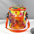 Сумка-футляр «Яркие краски», 2 люверса, d = 21 см, 23 см, цвет разноцветный - фото 22875910