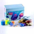 Набор «Умная песочница», кинетический песок, слайм, формочка, лопатка - фото 24509247