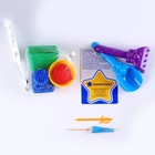 Набор «Умная песочница», кинетический песок, слайм, формочка, лопатка - фото 24509249
