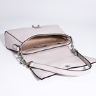 Сумка-мессенджер на магнитах, цвет серо-сиреневый - фото 22248339