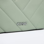 Сумка женская мессенджер на магните, 23×5×16 см, зелёная - фото 22248372