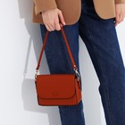 Сумка-мессенджер на магнитах, цвет оранжевый - фото 22248487