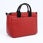 Сумка женская на молнии, цвет красный - фото 22248571