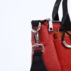 Сумка женская на молнии, цвет красный - фото 22248573