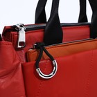 Сумка женская на молнии, цвет красный - фото 22248574