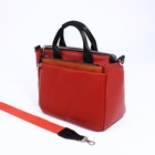 Сумка женская на молнии, цвет красный - фото 22248575