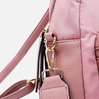 Рюкзак - сумка женская OTARA, искусственная кожа, цвет розовый - Фото 6
